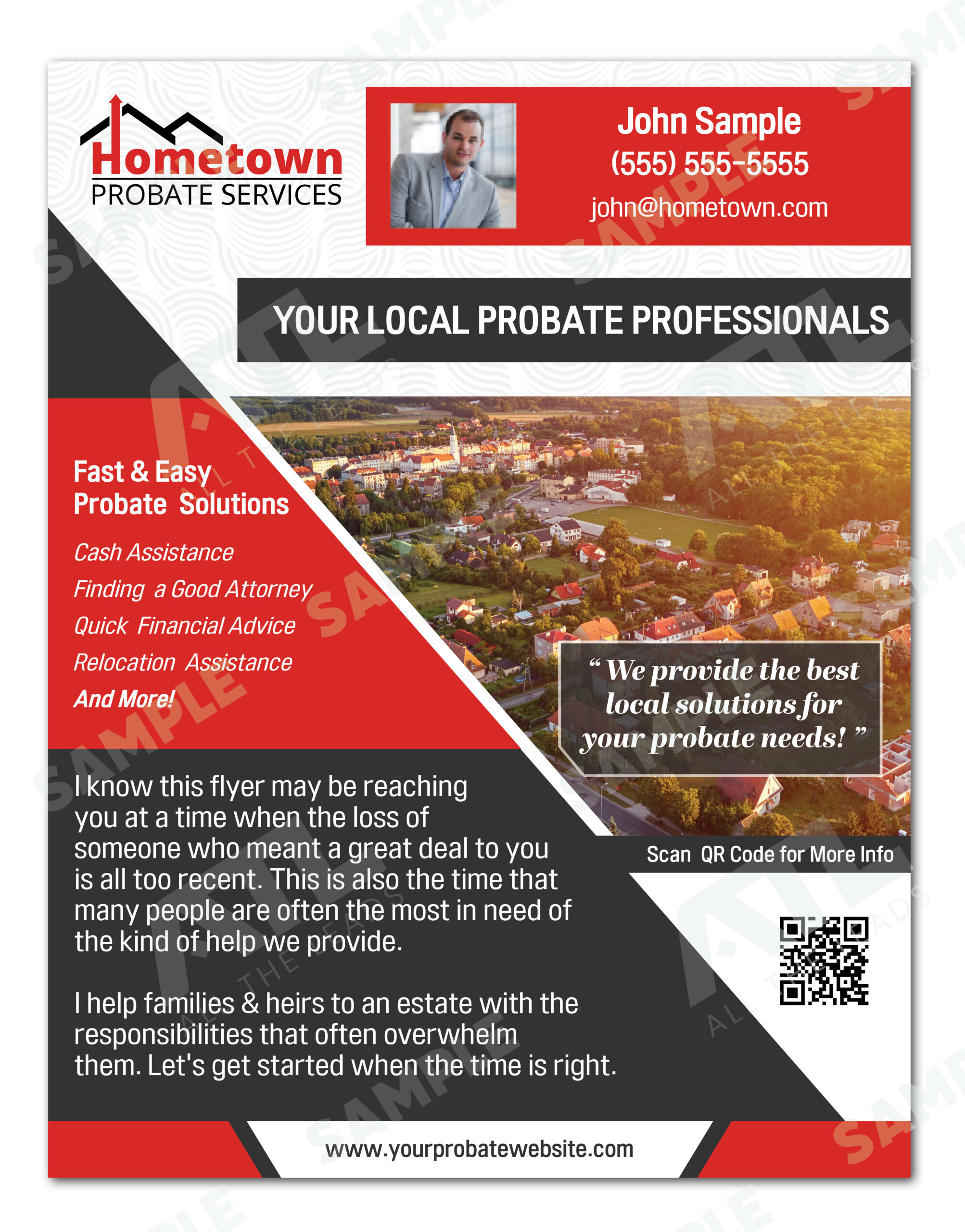 Red Edge Flyer Design
